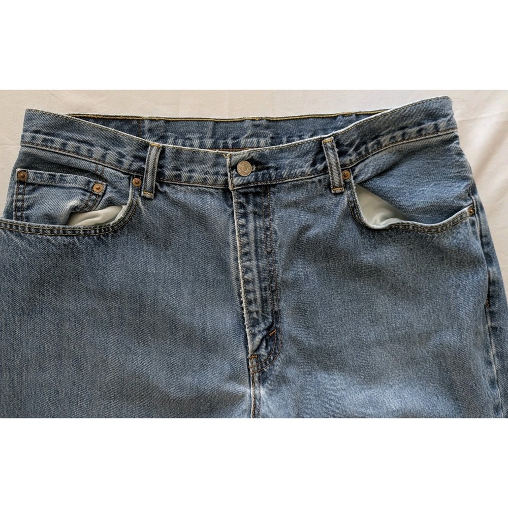 Levi's 560 Loose Fit Comfort Tapered Blue Denim Jeans Men's 38x30 Medium Wash - Picture 4 of 12